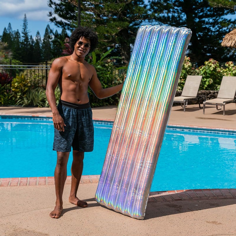 Poolcandy Holographic Deluxe Pool Raft - 74 x 30 - Image 3
